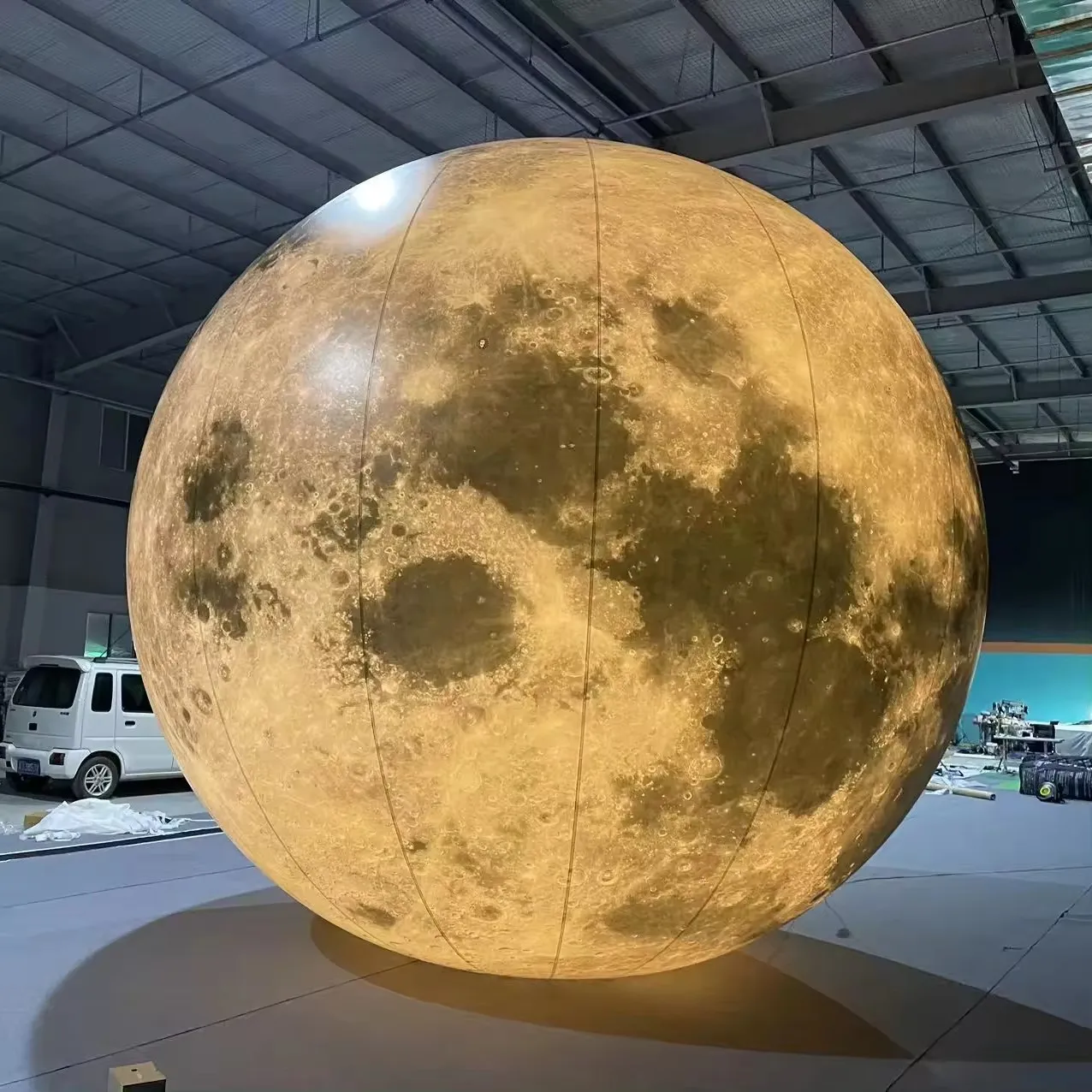 Wholesale LED Light Large Inflatable Giant Moon Planet Ball Jump Inflatable Moon Balloon