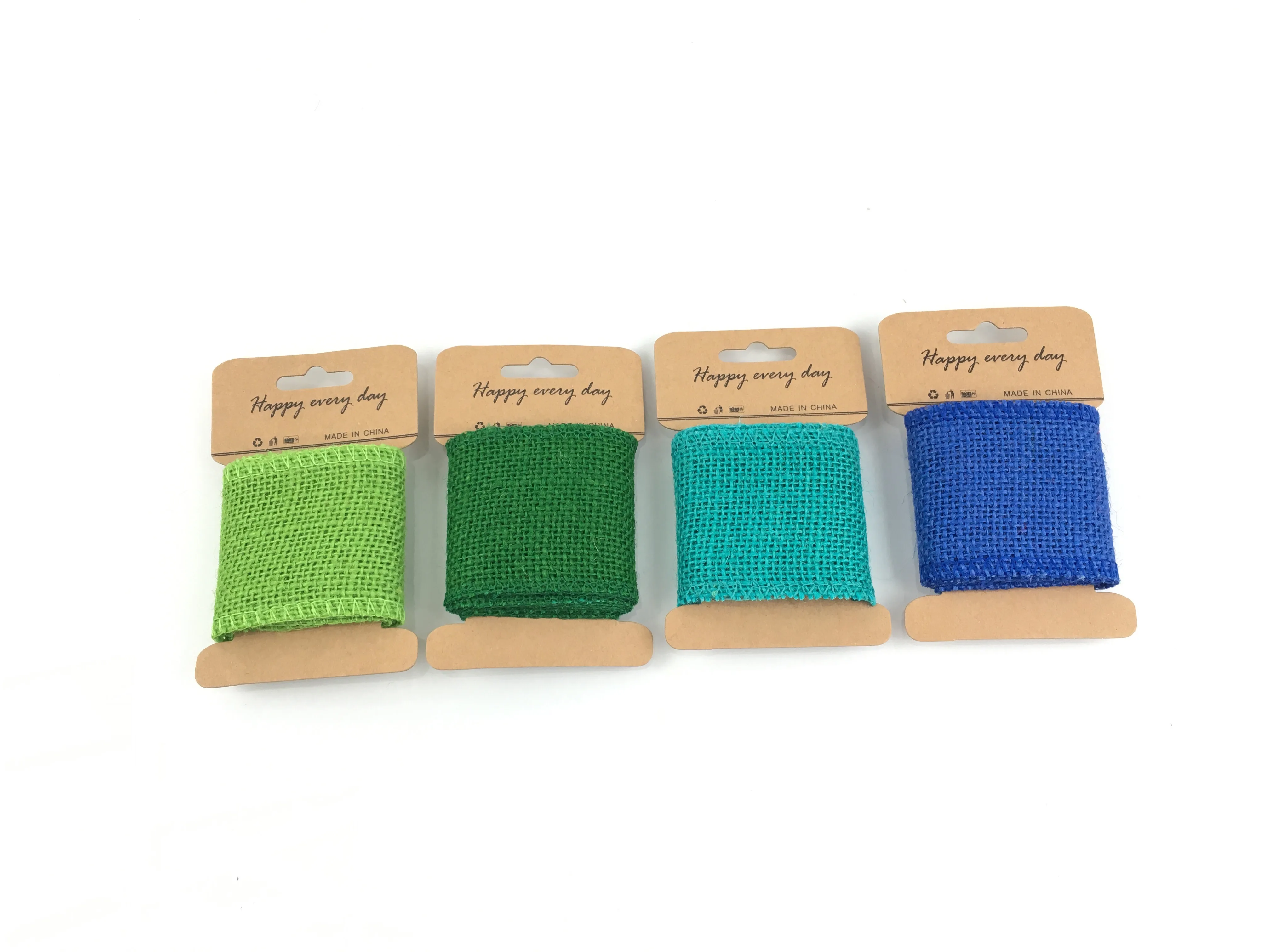 Gordon Ribbons 6 cm 1 Meter Natural Color Burlap Jute Ribbon Roll Stock Burlap Ribbon For Holiday Gift DIY