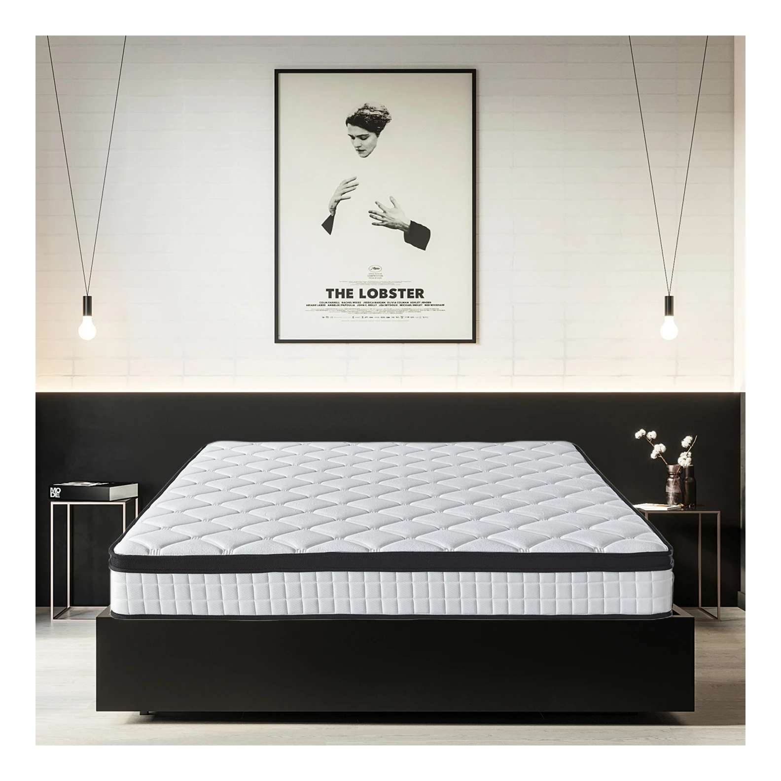 10-12 inch Factory Wholesale Queen Size Foam Mattresses with inner Pocket Spring Mattress in a Box