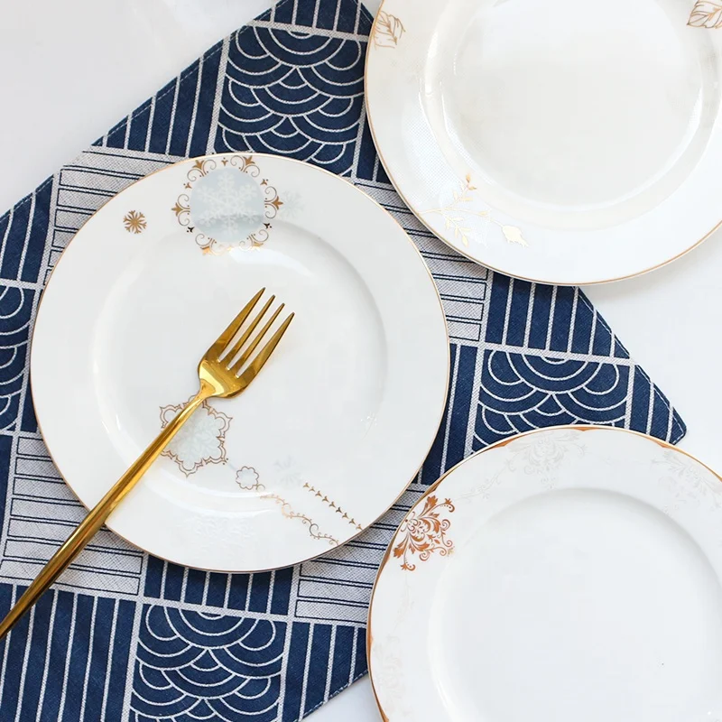 eco frindly product porcelain dinner set porcelain serving dishes sets bone china plate