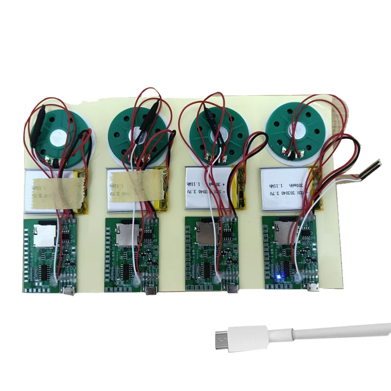 DIY Recordable Music Module Button Control Voice Recording Ic Chip Greeting Card Sound Module