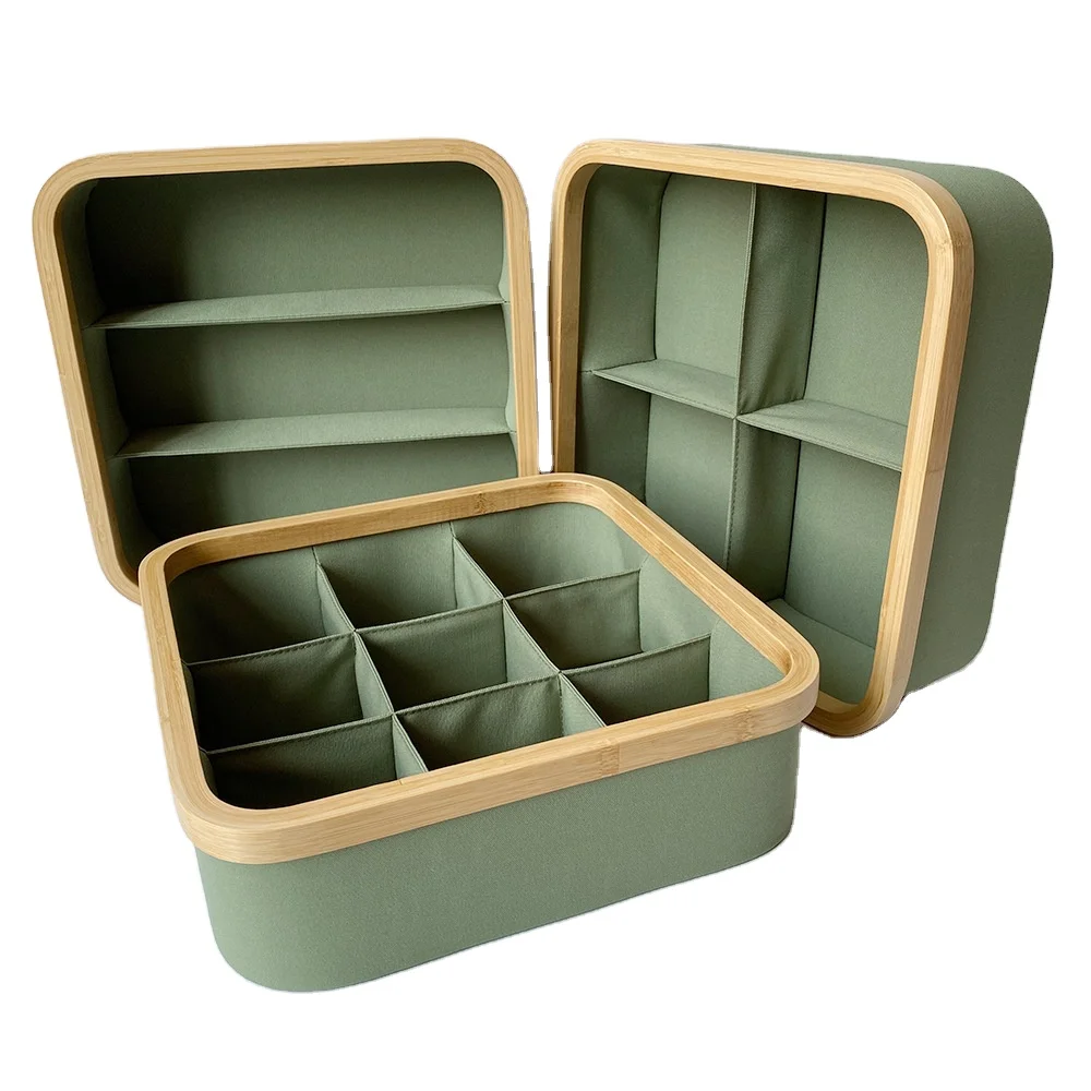 9 Cell Drawer Organizers Fabric Foldable Cabinet Closet Organizers and Storage Boxes Storage Boxes & Bins Clothing Organizer