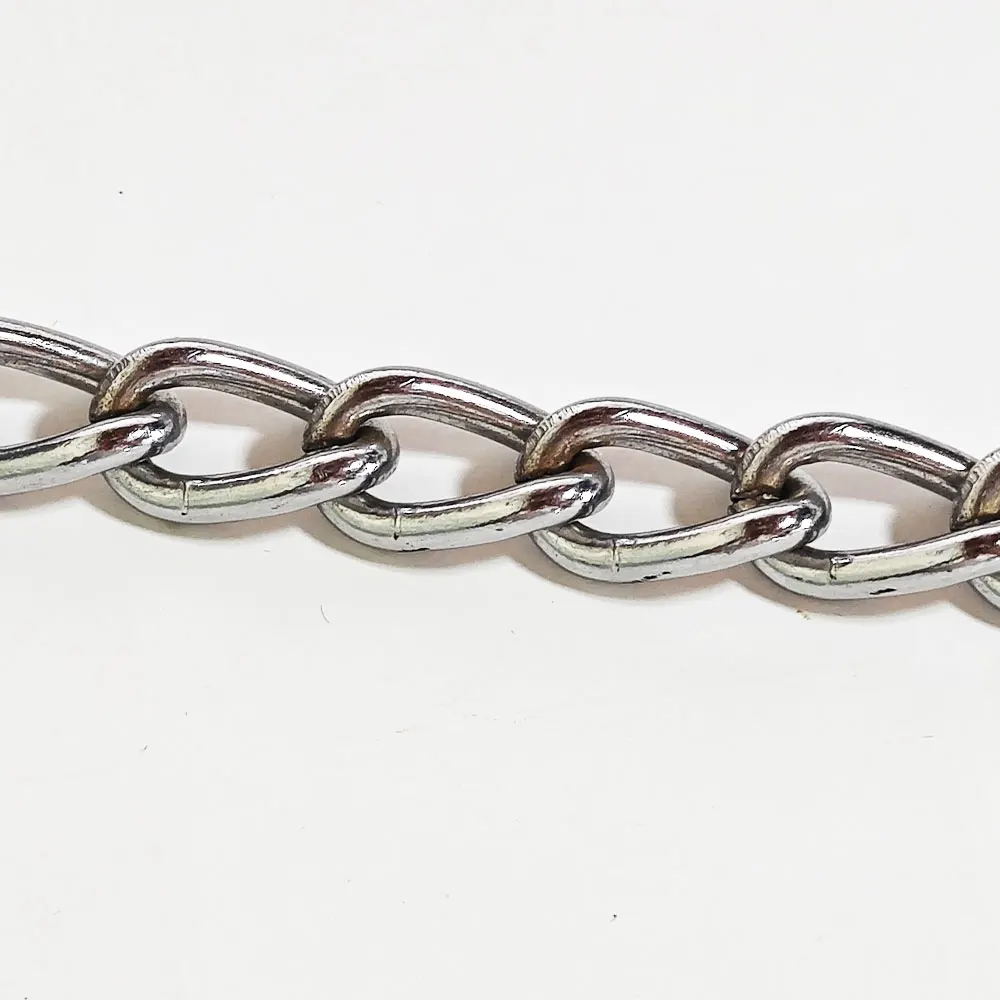 4mm 6mm Stainless Steel Short Twist Link Chain