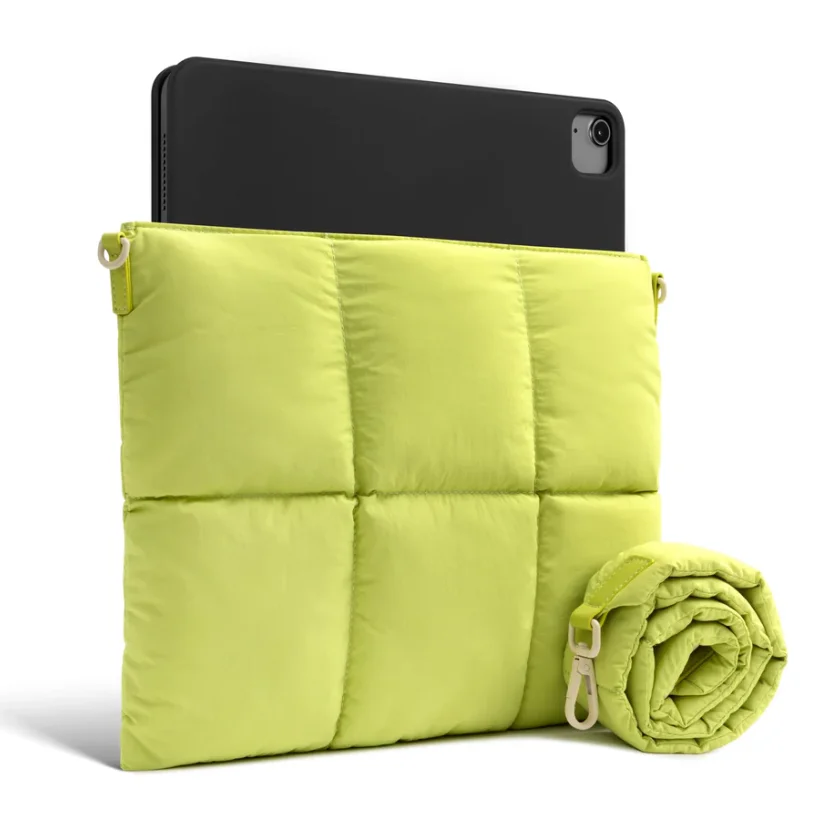 Light Weight Quilted Puffer Shoulder Bag Tablet case