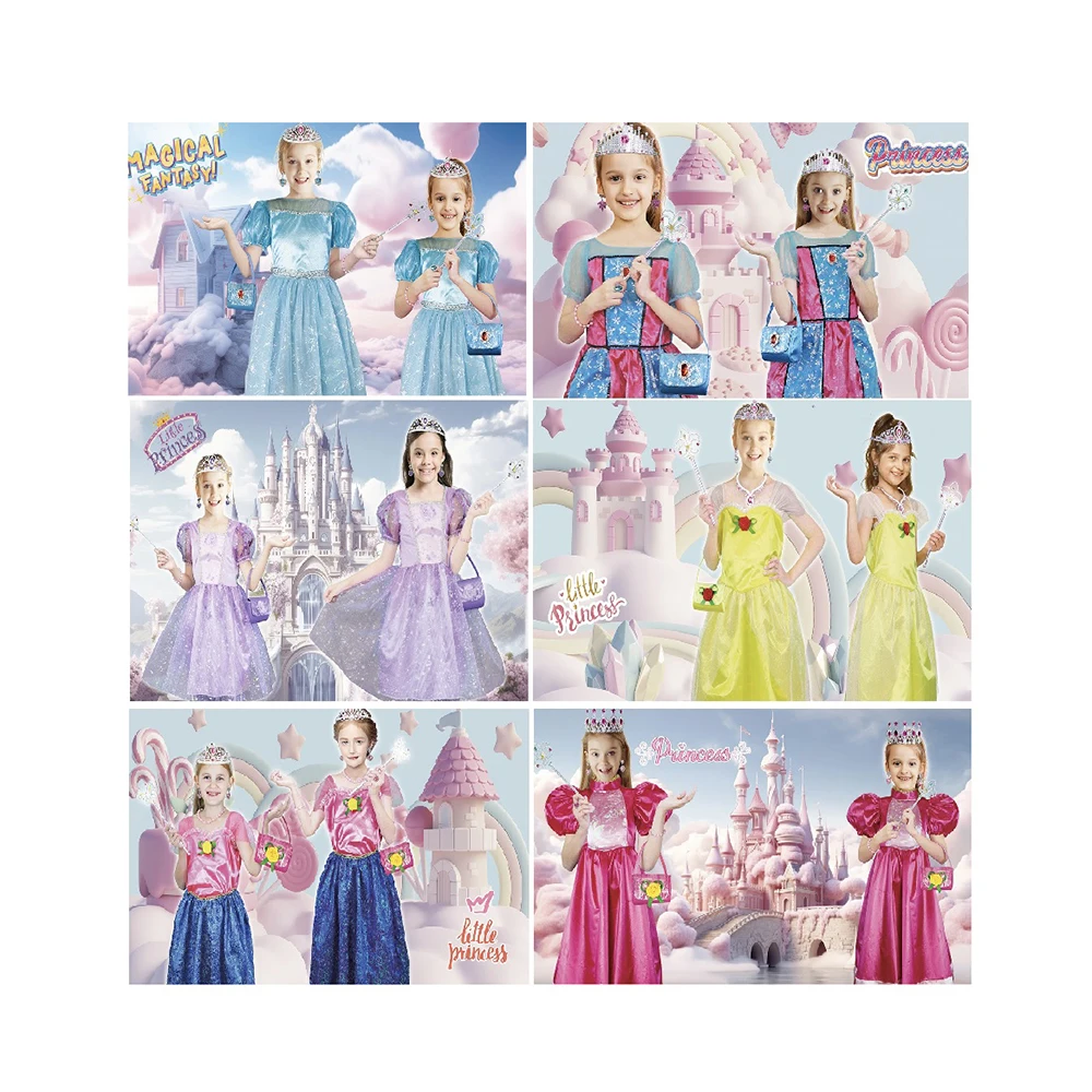In stock children TV Movie Costume Halloween party dress up clothes Indian toys cosplay costume