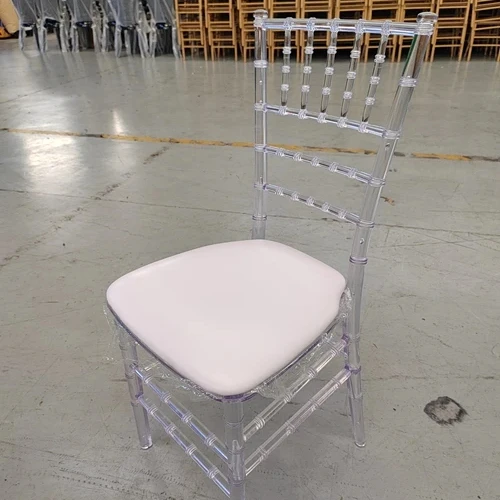 Wholesale Stackable Wedding Banquet Hotel Clear Crystal Monoframe Chiavari Chairs for Events