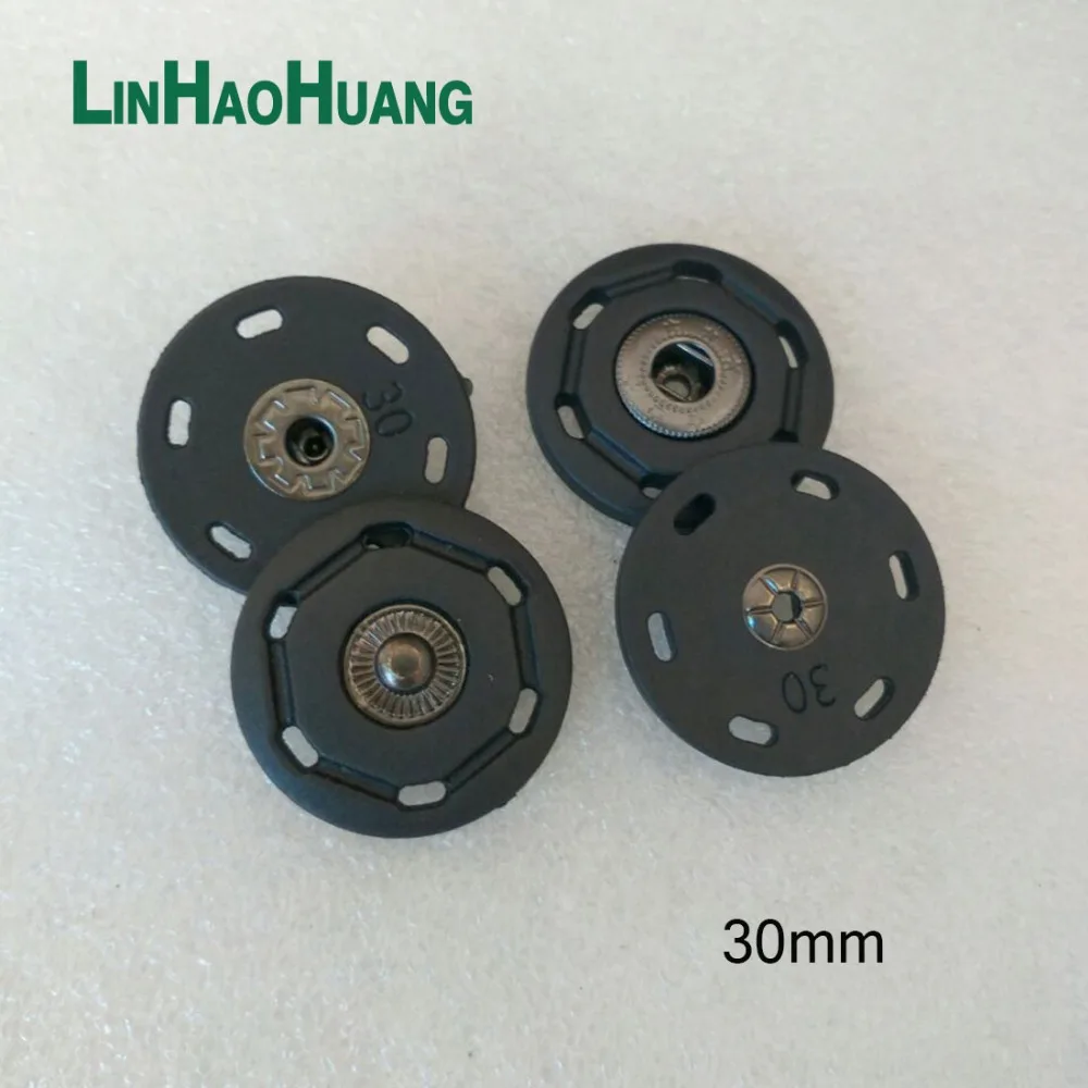 
Wholesale Eco-friendly 30mm Nylon Plastic Sew on Press Button 6 Hole Snap Button Fasteners 