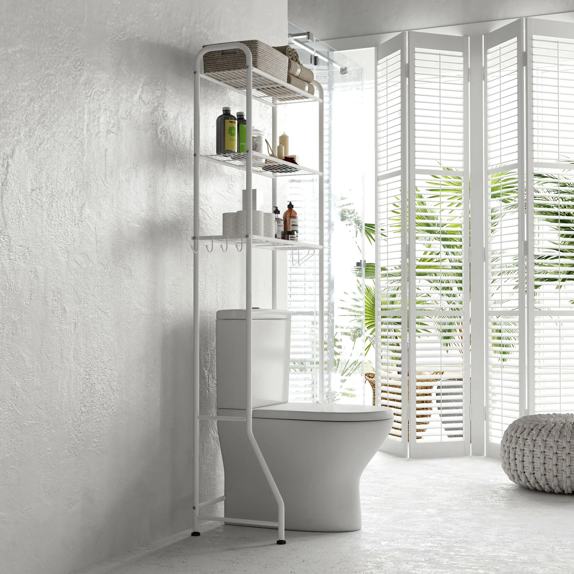 China Wholesale bathroom corner stand 3 shelf bathroom space saver bathroom toilet storage rack