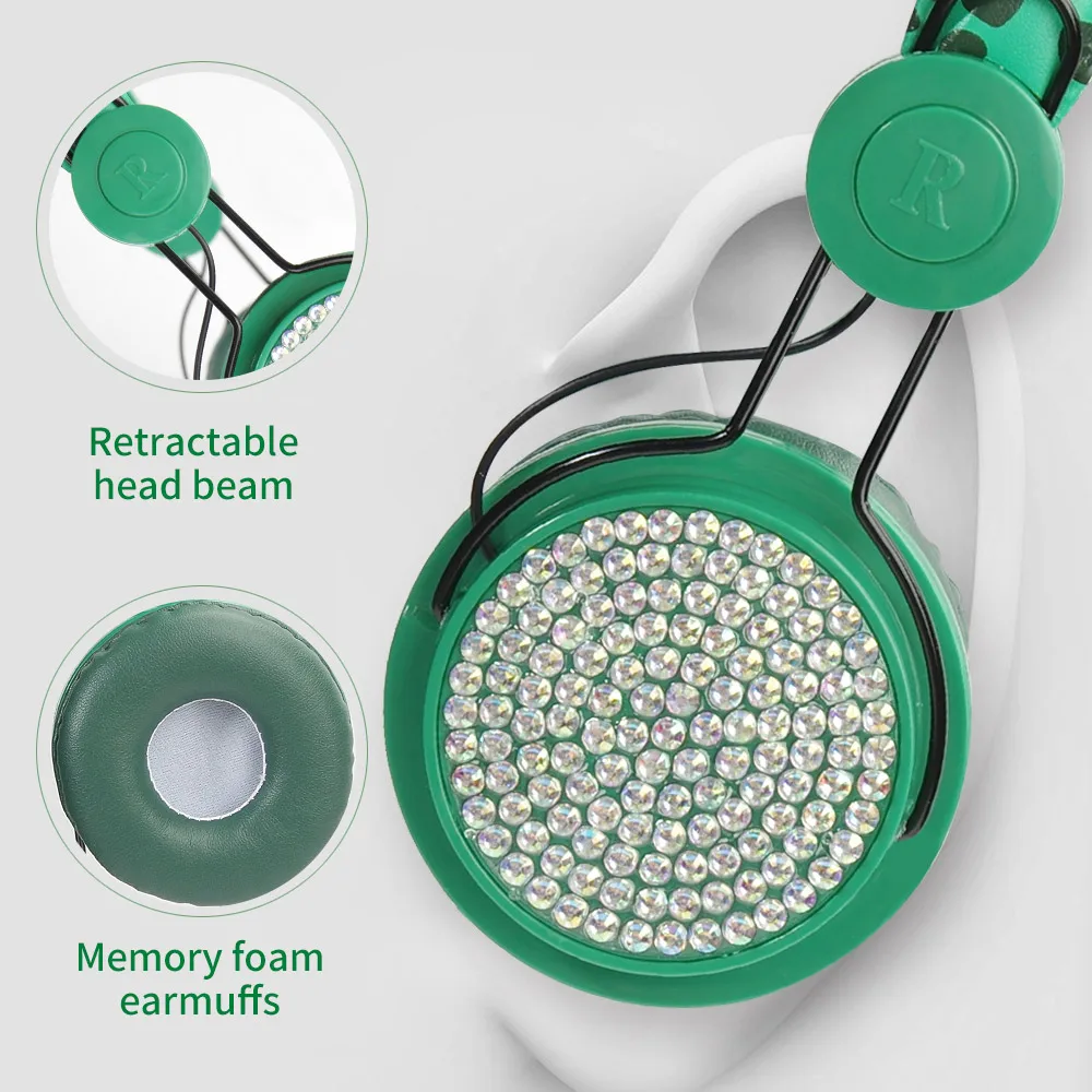 
2021 Plug in Headphones with Mic 3.5mm Jack Adjustable Headband Tangle-Free Cord Over On Ear Wired Dinosaur Kids Headphones Boys 