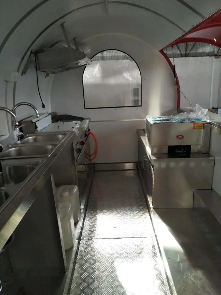 High Efficiency Food Trailer Built-in Ventilating Fan Exhaust Range Hoods