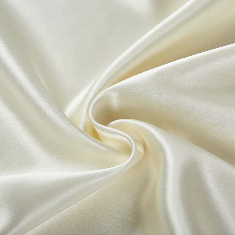 6A Grade High Quality 12 16 23mm Pure Mulberry 100% Silk Crepe De Chine CDC Fabric For Garment