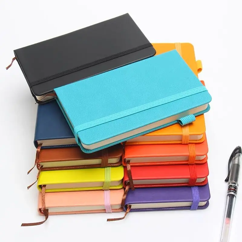 2023 School Office Supplies Diary Custom Book Office Notebook Gift Vintage Printing Hardcover Pu Leather Journal 200pcs 3-5 Days
