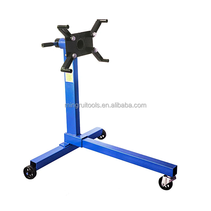 Robust Engine Stand with Heavy-Duty Construction - Certified for Industrial Use