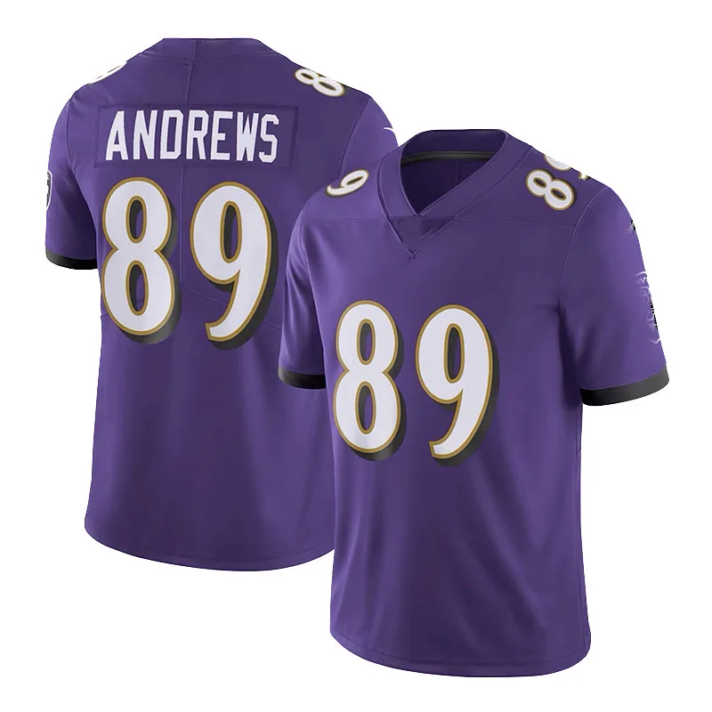 Best Team Club Uniform Stitched American Football Jerseys #8 Lamar Jackson #44 Marlon Humphrey #52 Ray Lewis Football Uniform