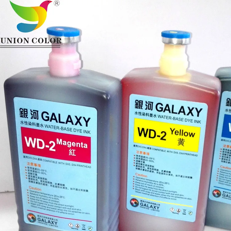 Good price original galaxy wd-1/wd-2 water based ink for epson dx5 head