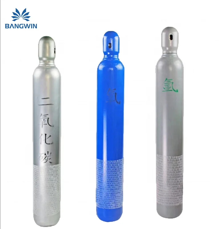 ISO 9809-1 standard 40L empty argon gas balloons argon gas cylind price argon cylinder for PERU