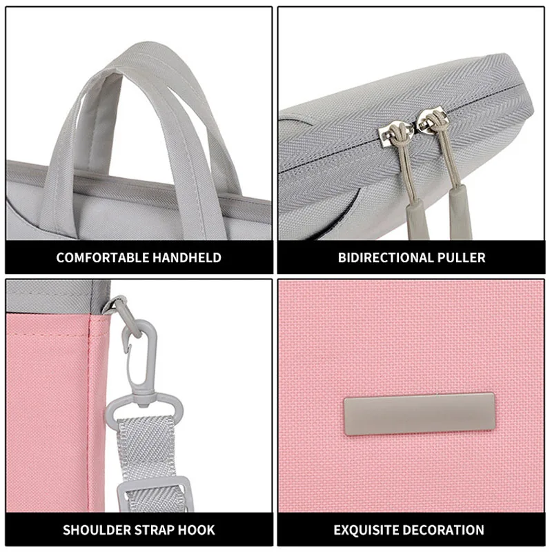 12 -15.6 inch laptop shoulder bag suitable computer waterproof Oxford Laptop Sleeve Case