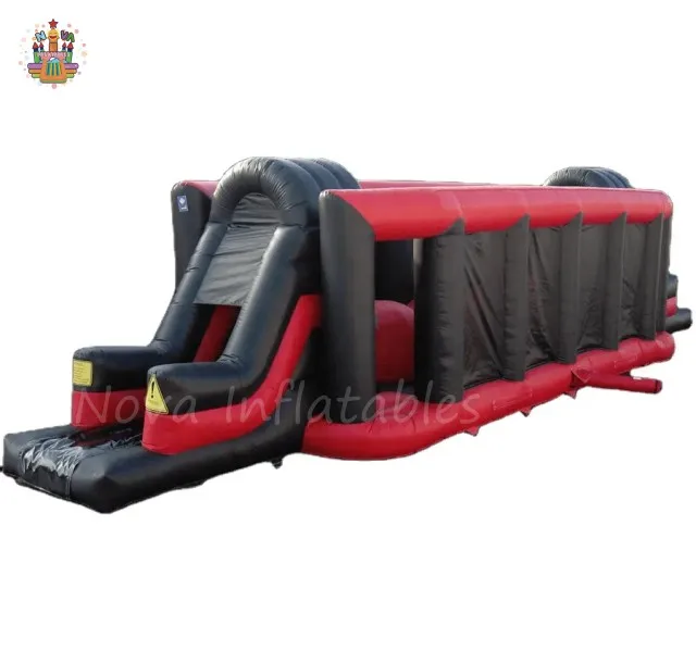 Durable Inflatable bouncing jump games Adults inflatable wiepout mega ball jumping obstacle course,Bouncing Balls with Slide
