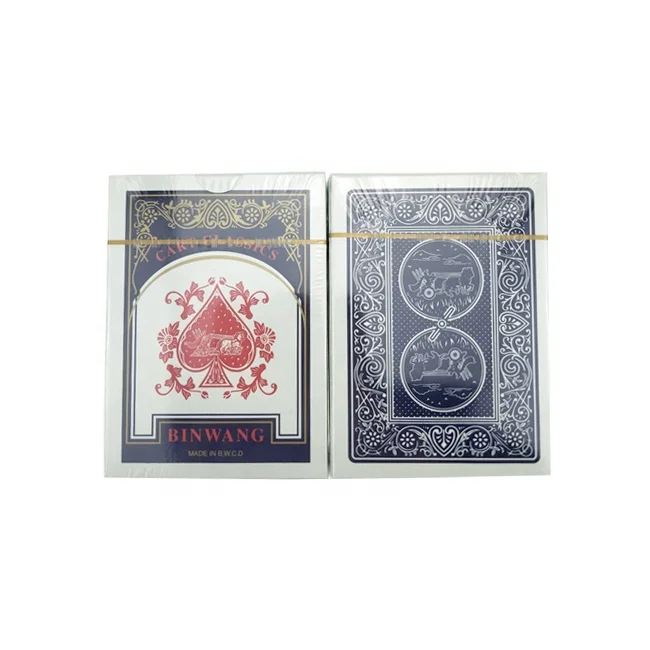 China manufacturer customized printing playing cards game PVC plastic poker card game
