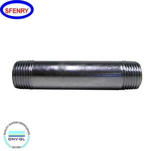 Sfenry Standard Fitting High Pressure Forged Fittings A106 GR.B Nipple BS 3799 A105 3000 LB Male EQUAL
