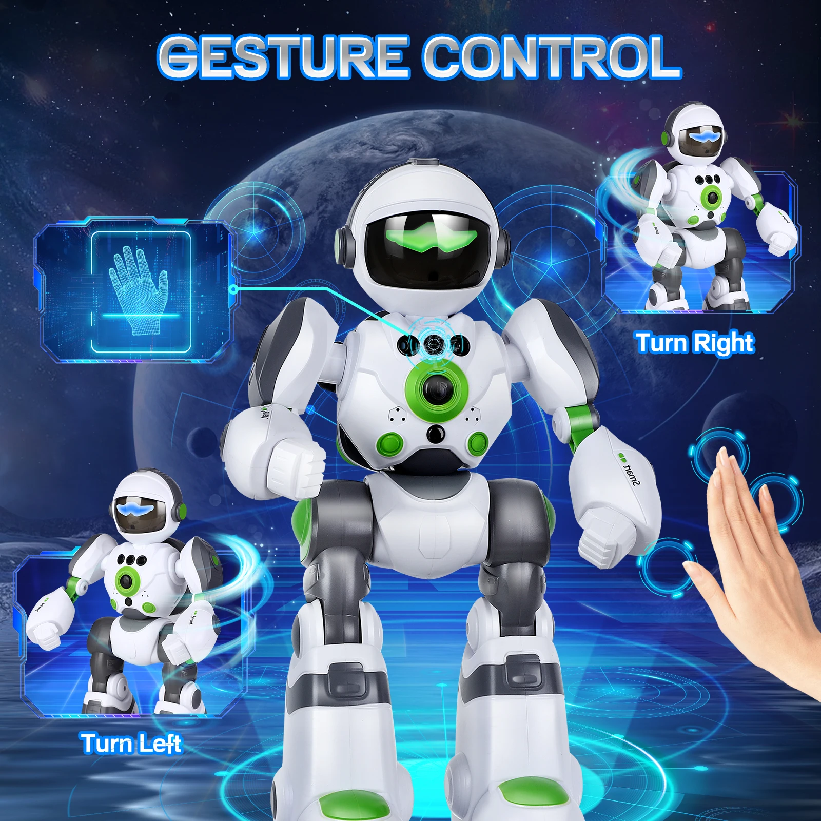 New Ai Intelligent Robots Electric Toys For Kids Educational Robot Programming Intellisense Rc Toys For Kids