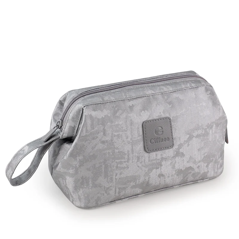 Customized Logo camouflage Printed Travel Waterproof Men Wash bag toiletries storage Handle Toilet Bag