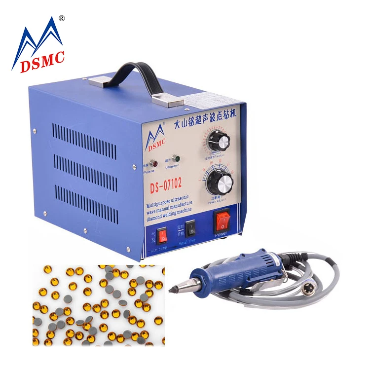 Rhinestone automatic brushing setting stone fixing machine