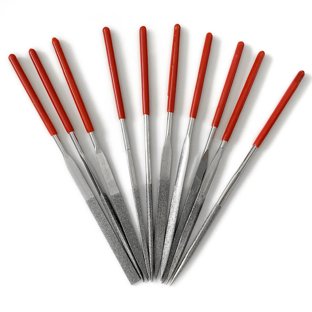 steel needle file set/diamond coated hand tool files set/flat file