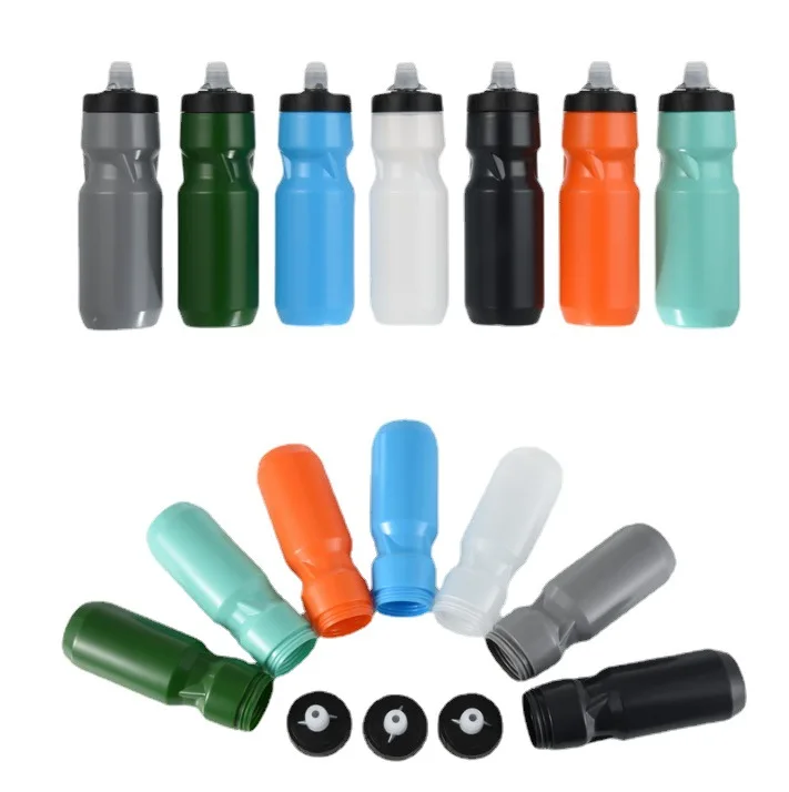 Custom Logo 700ml Sports Water Bottle Food Grade Bpa Free Squeeze Bike Cycling Water Bottle