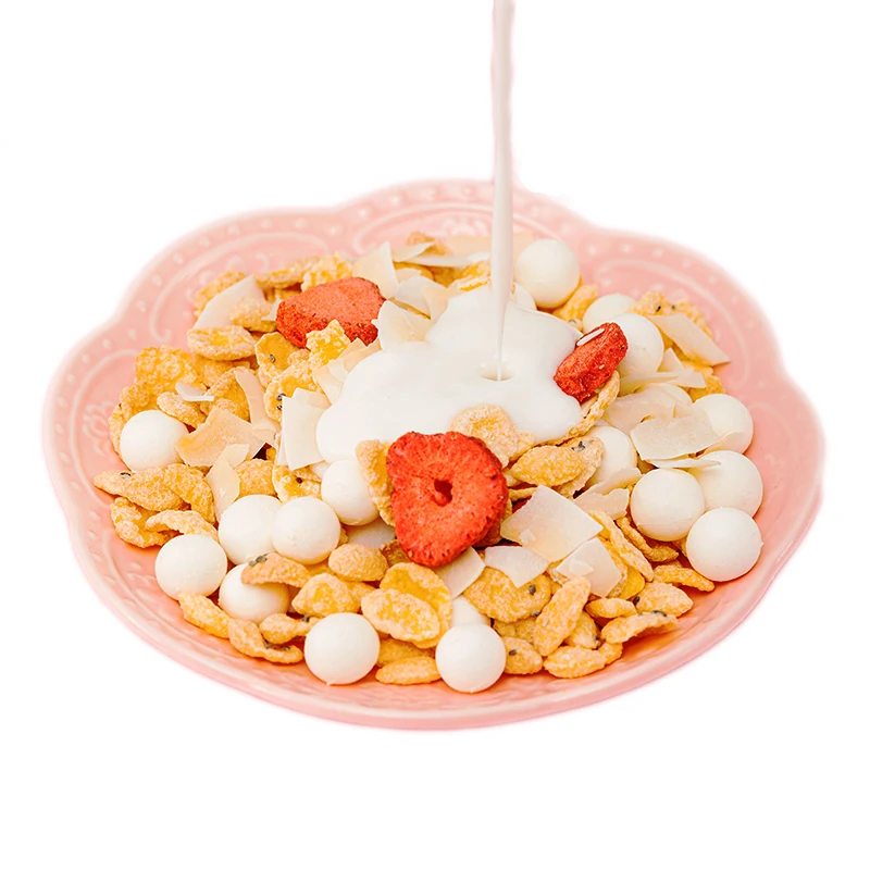
High Dietary Fiber Chia Seed Fruit Yumai Crisp Fruit Dried Corn Cereal Oatmeal Oats 