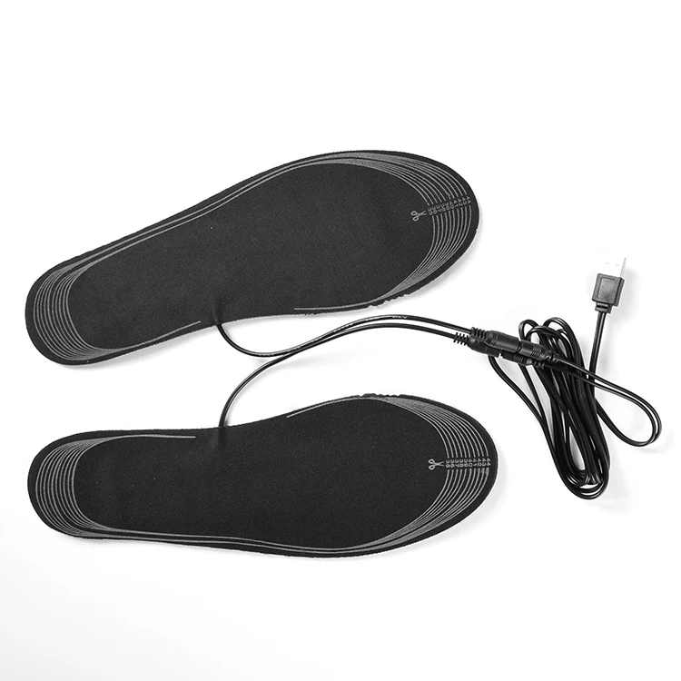 2021 winter outdoor foot warming insoles USB rechargeable heating insoles for men and women