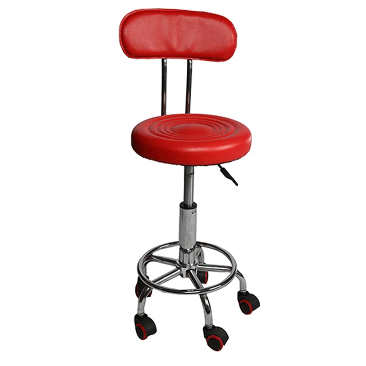 Adjustable height Swivel Stainless Steel Modern Bar Stools Chairs With Back