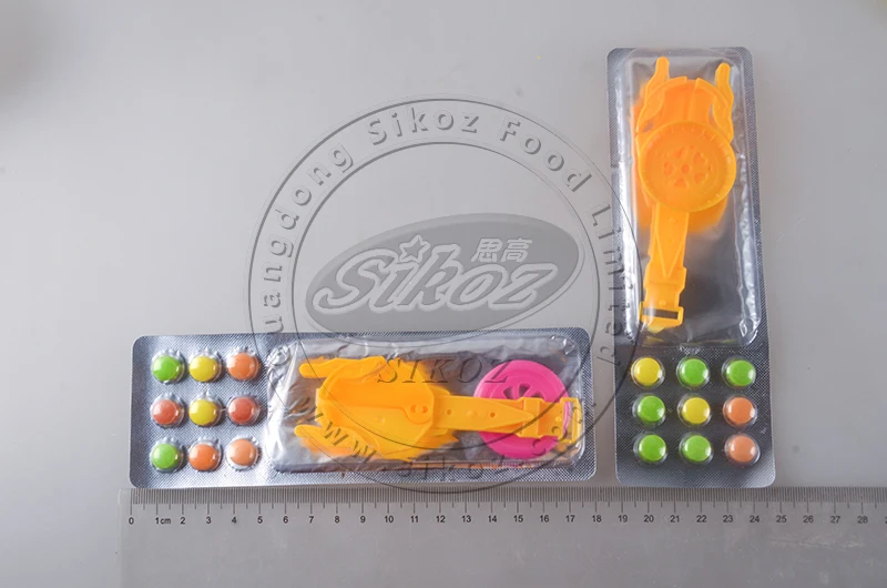 Plastic watch flying UFO  toy candy