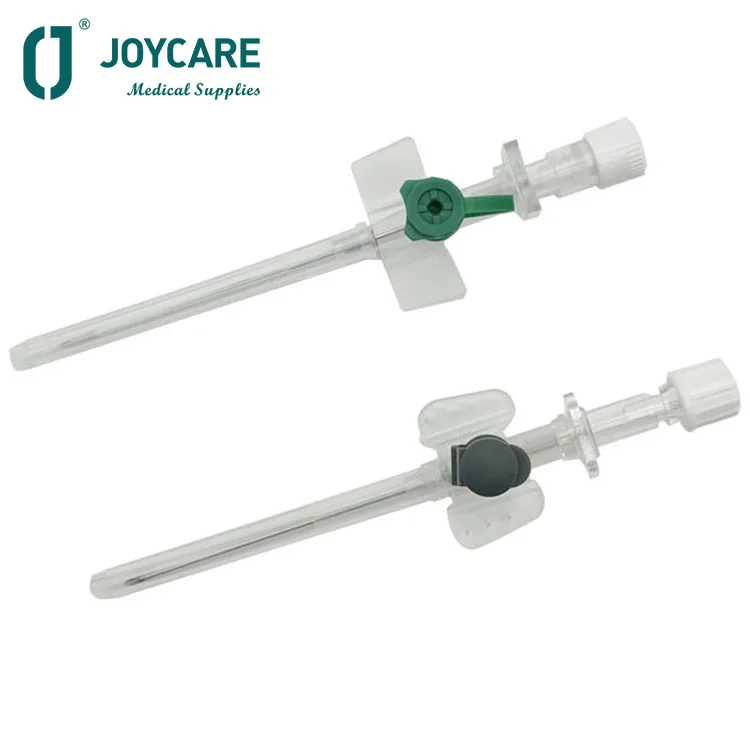18G-26G 19mm-51mm Disposable Safety Catheter Pen Type Intravenous Injection Port Needles Sterile IV Cannula Catheter with Wings