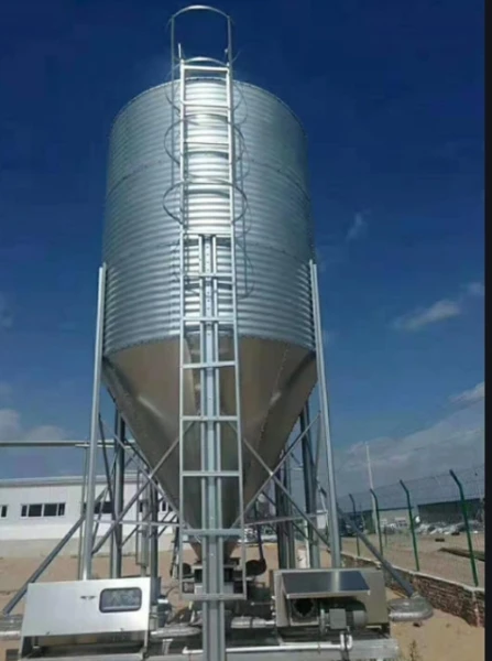 Оцинкованная башня автоматической системы кормления из нержавеющей стали для разведения животных