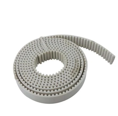 Ремень ГРМ с открытым зубчатым ремнем, ширина 15/20/25 мм, шаг 5 мм, длина 2 м, 2 метра, PU, белый, 5 м