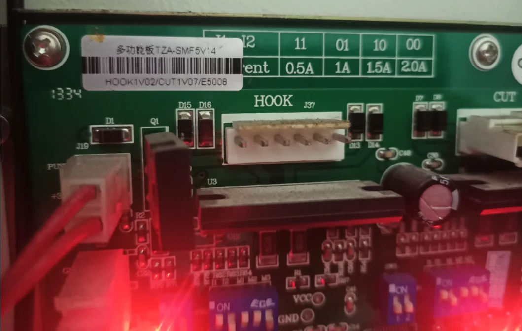 Embroidery machine spare parts  computer card