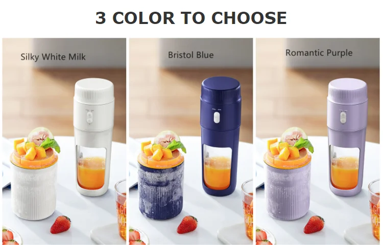 Portable Juicer Blender Household Fruit Beauty Mixer Personal Smoothies Shakes Mini Travel Car Small Blender