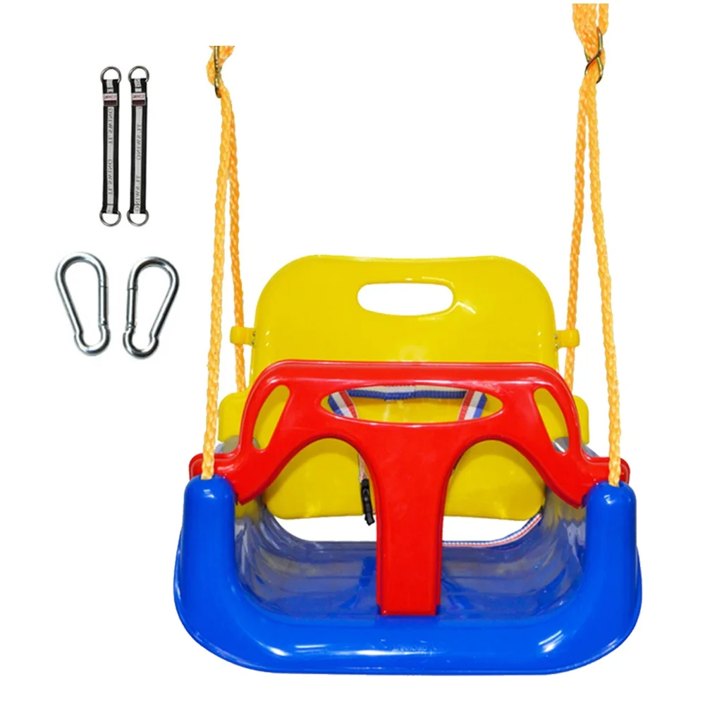 
Пластиковые разноцветные качели три в одном для детей, бесплатное наружное оборудование для игровых площадок 