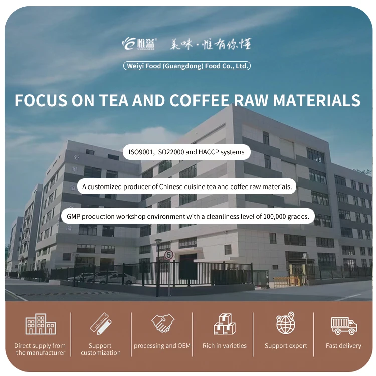 Latest Hot Sale High-Quality Coffee Powder Affordable Package Freeze-Dried Instant Coffee for Family Milk Tea Shop