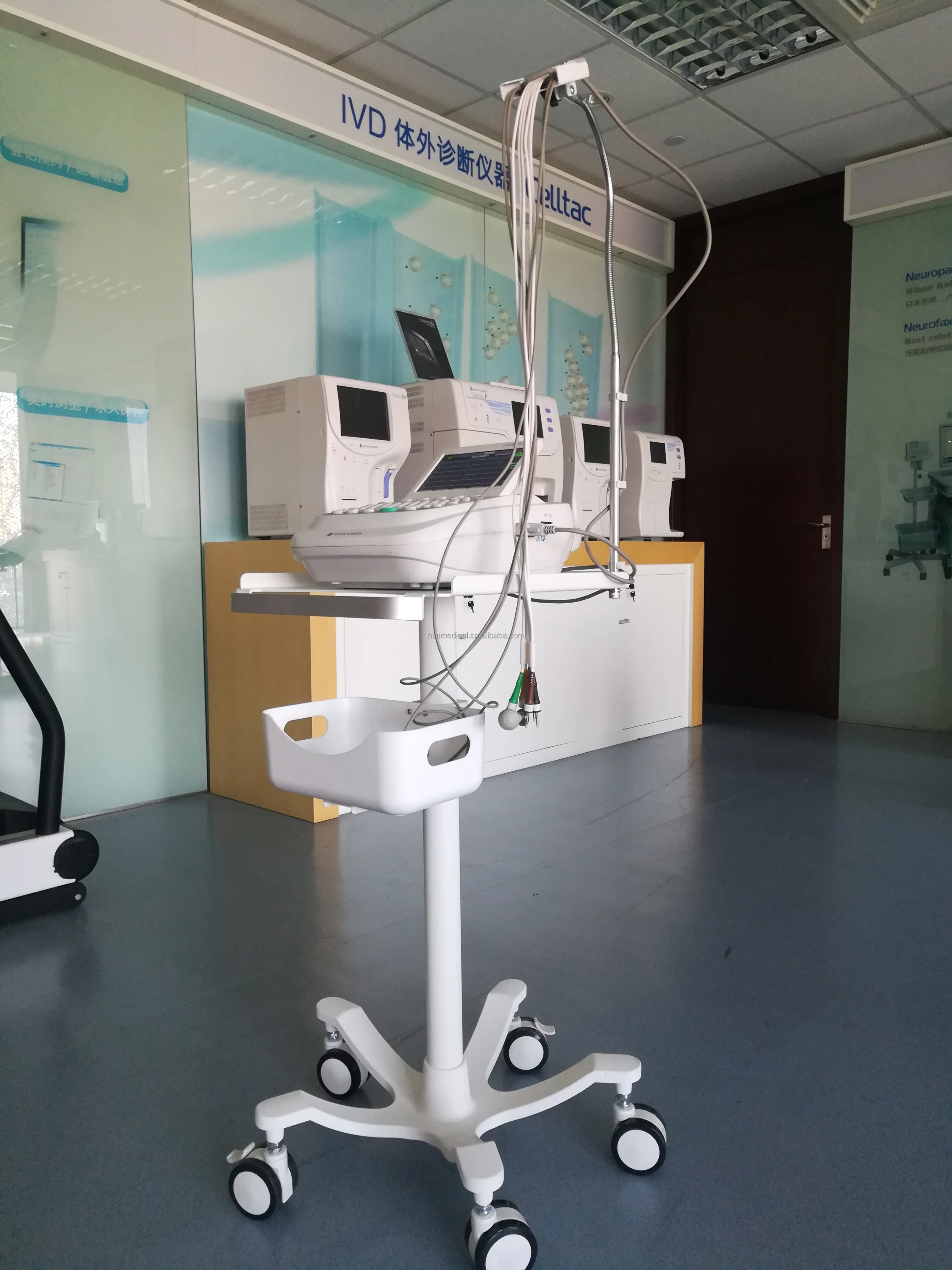 Mindray medical ECG device trolley medical EEG equipment trolley EEG machine trolley