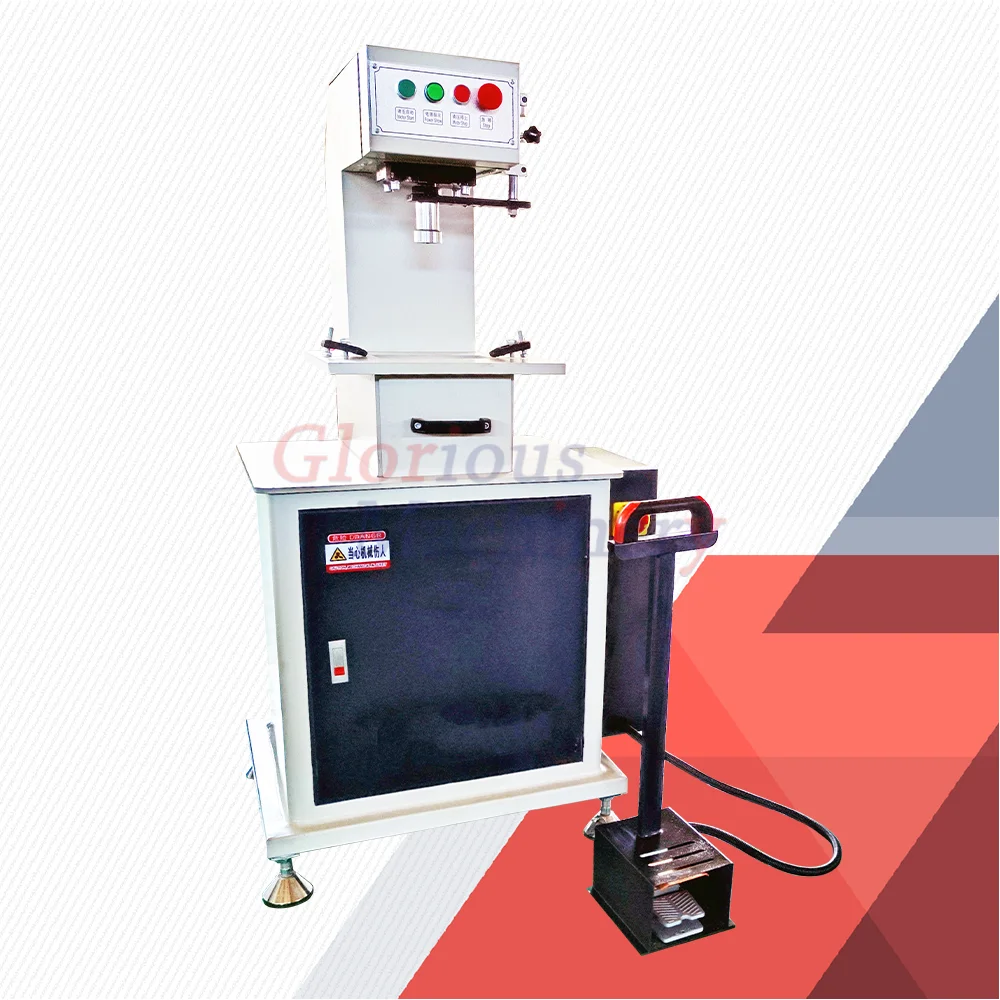 Single Punch Press Machine Aluminum Window Four Station Pneumatic Punching Making Machine