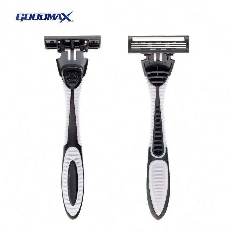 Stainless Steel Safety Straight Men Triple Blade Disposable Shaving Razor