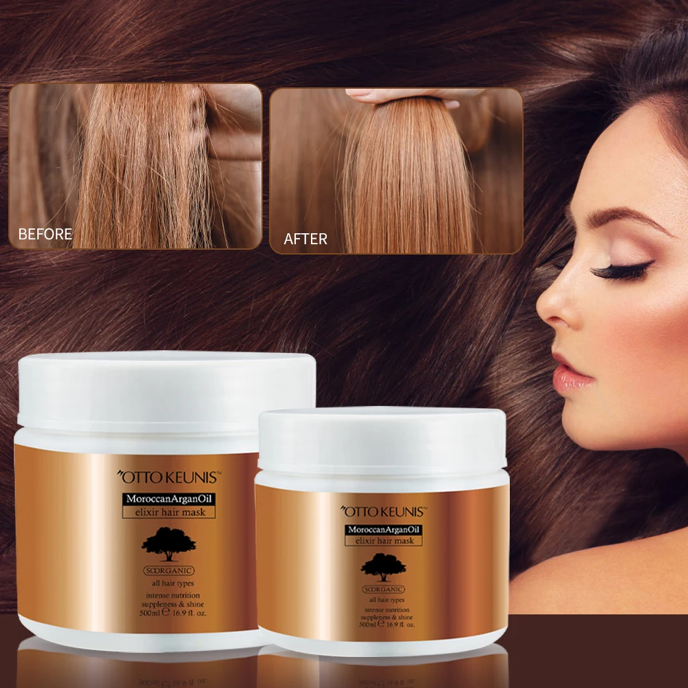 HODM OEM маска для волос Salon morocco Argan Oil питания Вливая Маска богатые витамином е ухода за волосами