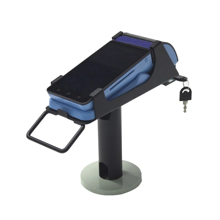 Wiseasy P3(WPOS-3) credit card machine stand black plastic rotatable pos terminal holder for ingenico