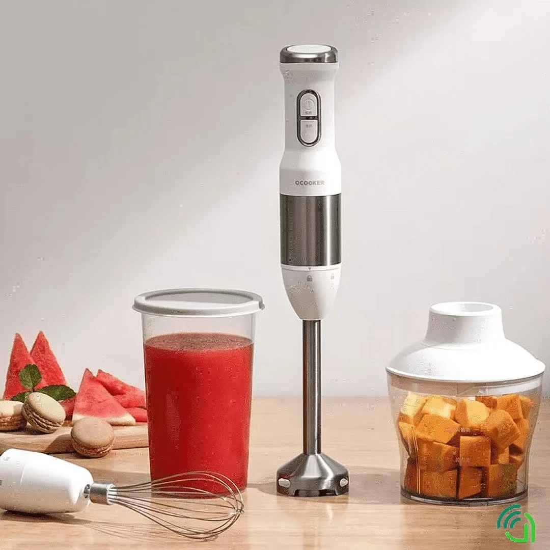 Multifunctional Electric Immersion Stick Blender Food Grinder Food supplement with Push Button Controls Egg Beater Household Use