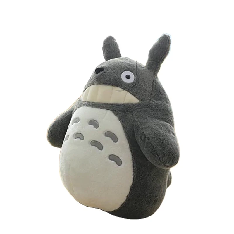 Totoro Plush Toy Cute Plush Cat Japanese Anime Figure Doll Plush Totoro With Lotus Leaf Kids Toys Birthday Christmas Gift