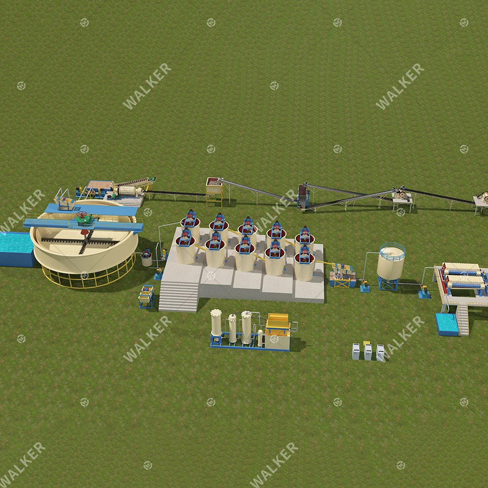 Factory Price Ore Leaching Processing Gold Mining Flotation Plant