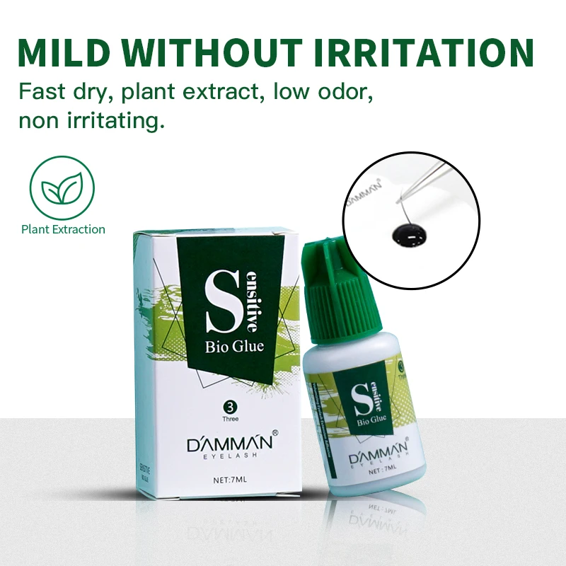 7/10ML Eyelash Glue Fast Drying Eyelashes Extension Glue Black Adhesive Retention 1.5-2 Months Long Last Lash Glue