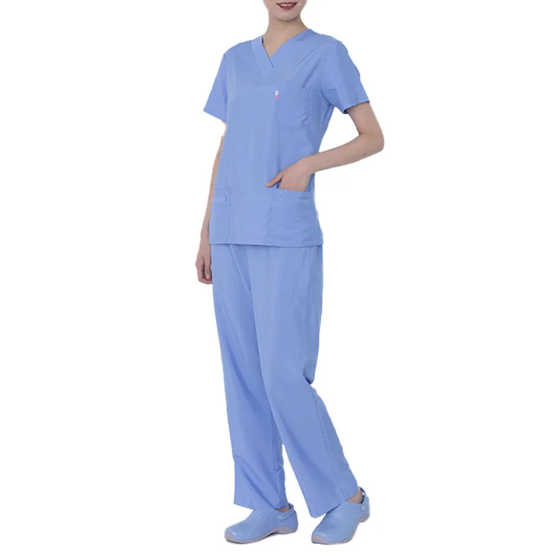 professional breathable Spring and summer hospital design scrubs sets nurse uniform medical scrubs